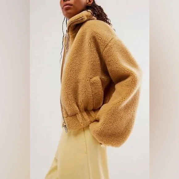 NWT Free People Get Cozy Teddy Jacket. $168. M